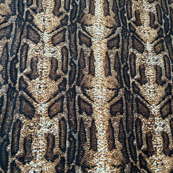 Spilke's Other - Spilke's Fabric Animal Print Snake Skin Screen Print 3.5 yards Polyester